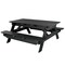 Highwood Usa Rectangle Hometown Picnic Table, Black, 6 ft L, 30 in H Overall AD-TBL-HI02-BKE - alternate 1
